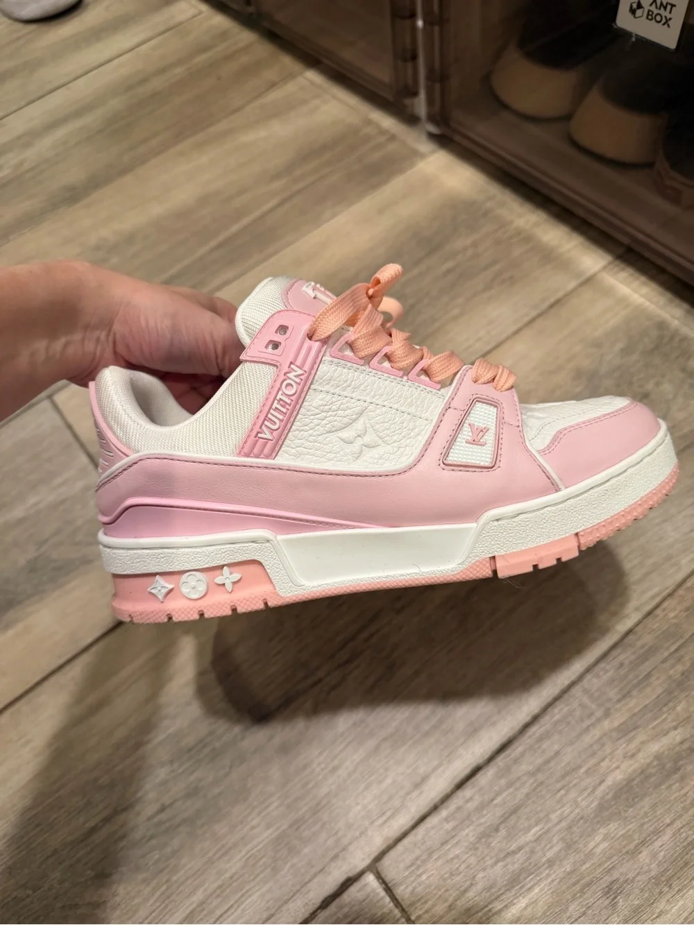 Louis Vuitton Pink Trainer Sneakers